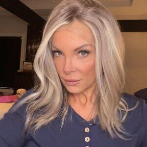 NEW Blonde Biscuit 100% HUMAN Hair Wig / Bob 16"